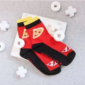 Brand new, Pizza socks, organic cotton, unisex, size 7-12